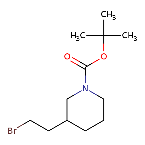 1-Piperidinecarboxylic acid, 3-(2-bromoethyl)-, 1,1-dimethylethyl ester