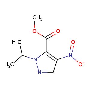 1H-Pyrazole-5-carboxylic acid, 1-(1-methylethyl)-4-nitro-, methyl ester