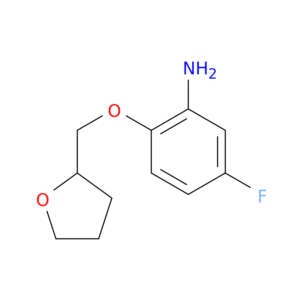 5-Fluoro-2-((tetrahydrofuran-2-yl)methoxy)aniline
