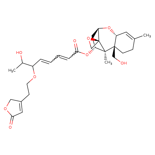 12,13-Epoxy-4β-[[(2Z,4E)-6-[2-(2,5-dihydro-5-oxofuran-3-yl)ethoxy]-7-hydroxy-1-oxo-2,4-octadienyl]oxy]trichothec-9-en-15-ol