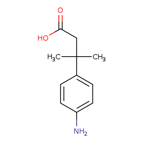 3-(4-aminophenyl)-3-methylbutanoic acid