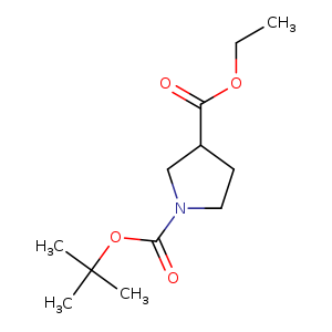 1-tert-Butyl 3-ethyl pyrrolidine-1,3-dicarboxylate