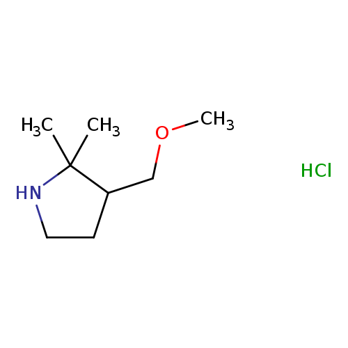 3-(methoxymethyl)-2,2-dimethylpyrrolidinehydrochloride