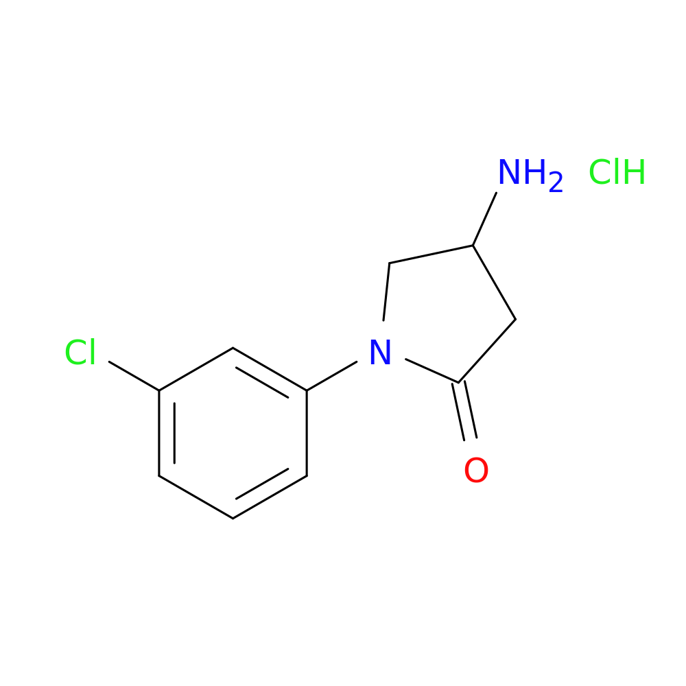 4-Amino-1-(3-chlorophenyl)-2-pyrrolidinone hydrochloride