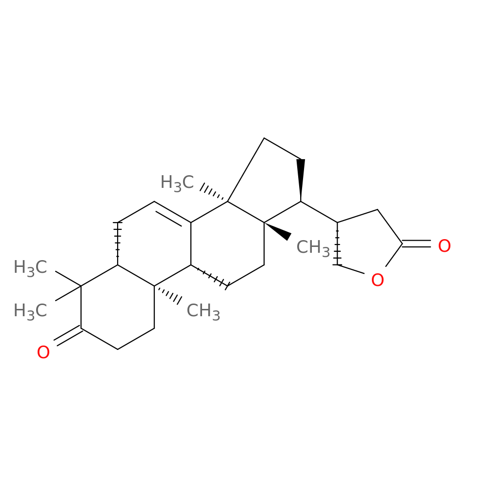 3-Oxo-24,25,26,27-tetranortirucall-7-en-23,21-olide