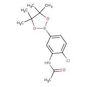 N-(2-Chloro-5-(4,4,5,5-tetramethyl-1,3,2-dioxaborolan-2-yl)phenyl)acetamide