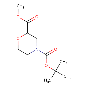 2,4-Morpholinedicarboxylic acid, 4-(1,1-diMethylethyl) 2-Methyl ester