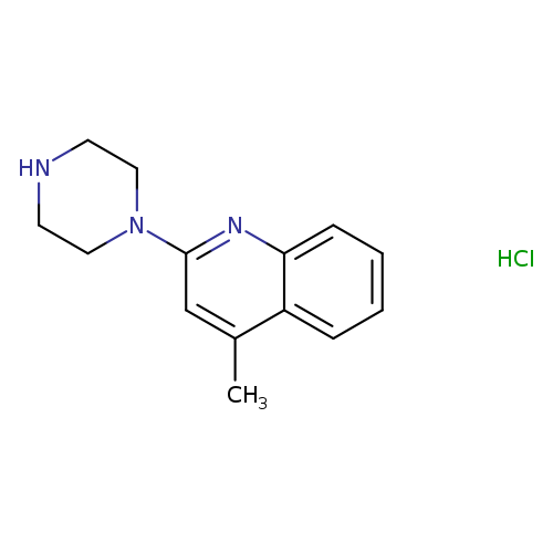 4-methyl-2-(1-piperazinyl)quinoline hydrochloride