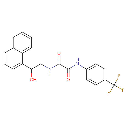 N-[2-hydroxy-2-(naphthalen-1-yl)ethyl]-N'-[4-(trifluoromethyl)phenyl]ethanediamide