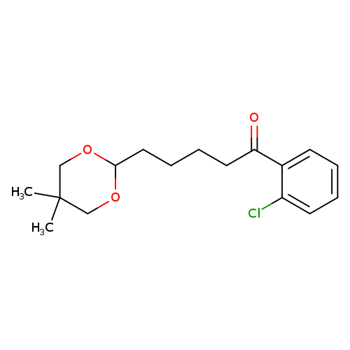 2'-Chloro-5-(5,5-dimethyl-1,3-dioxan-2-yl)valerophenone