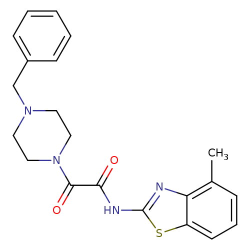 2-(4-benzylpiperazin-1-yl)-N-(4-methyl-1,3-benzothiazol-2-yl)-2-oxoacetamide