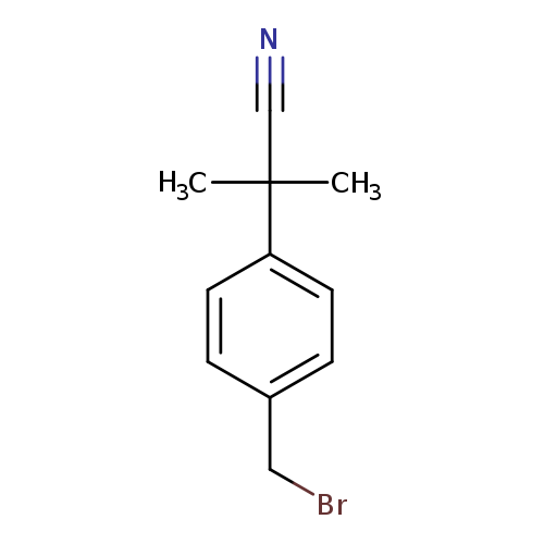 Benzeneacetonitrile, 4-(bromomethyl)-α,α-dimethyl-