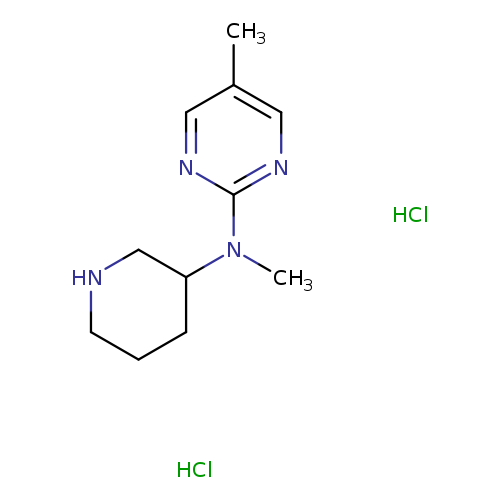 "N,5-dimethyl-N-(piperidin-3-yl)pyrimidin-2-amine dihydrochloride"