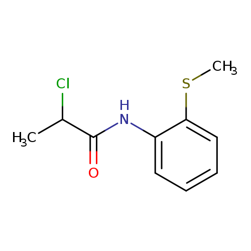 2-chloro-N-[2-(methylsulfanyl)phenyl]propanamide