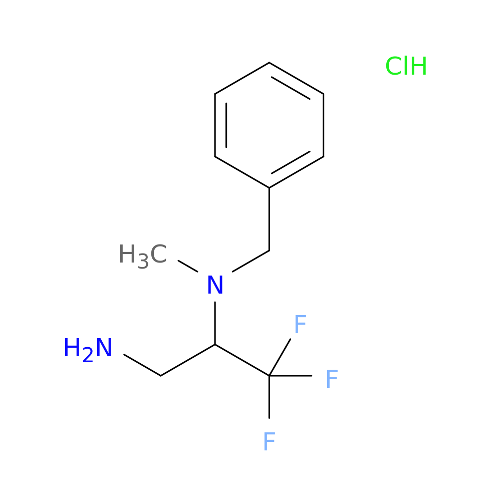(3-amino-1,1,1-trifluoropropan-2-yl)(benzyl)methylamine hydrochloride