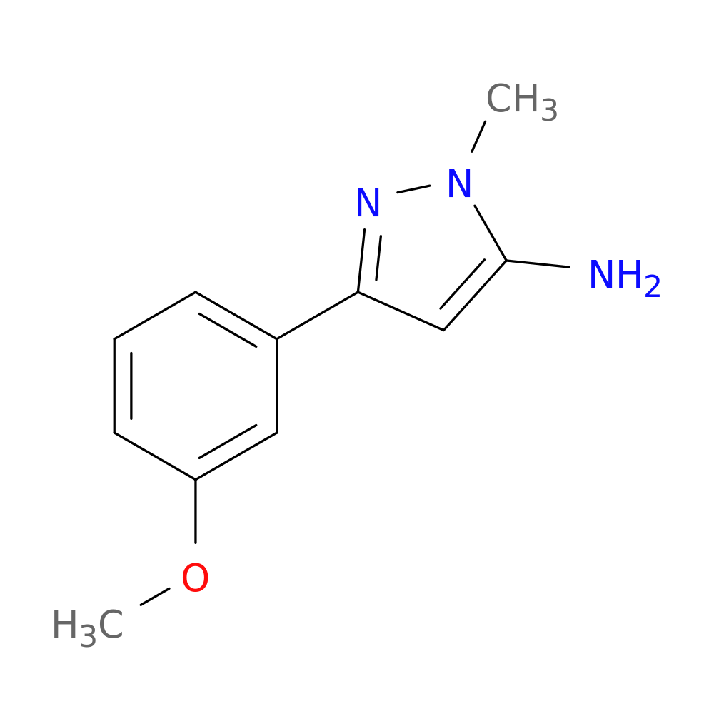 5-(3-Methoxyphenyl)-2-methylpyrazol-3-amine