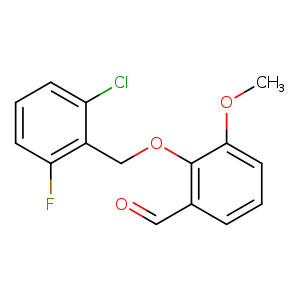 2-[(2-Chloro-6-fluorobenzyl)oxy]-3-methoxybenzaldehyde