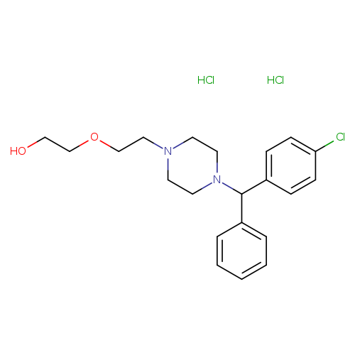 Ethanol, 2-[2-[4-[(4-chlorophenyl)phenylmethyl]-1-piperazinyl]ethoxy]-,dihydrochloride