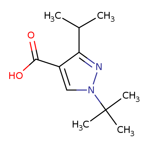 1-tert-butyl-3-(propan-2-yl)-1H-pyrazole-4-carboxylicacid