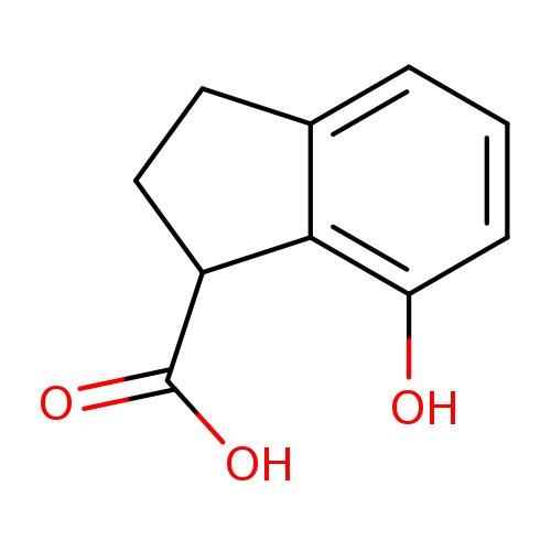 7-Hydroxy-2,3-dihydro-1H-indene-1-carboxylic acid