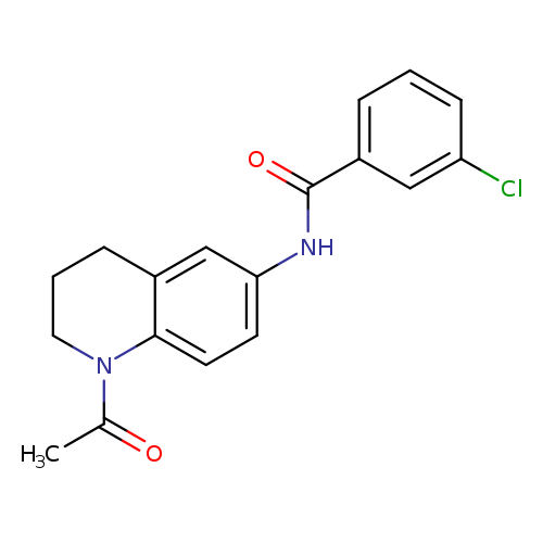 N-(1-acetyl-1,2,3,4-tetrahydroquinolin-6-yl)-3-chlorobenzamide