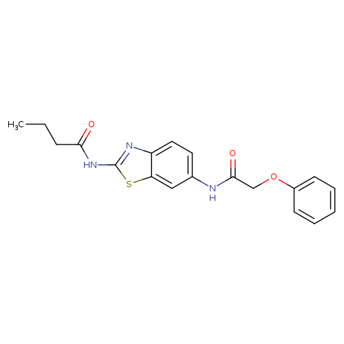 N-{6-[(2-phenoxyacetyl)amino]-1,3-benzothiazol-2-yl}butanamide
