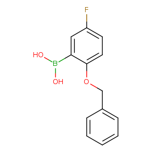 2-Benzyloxy-5-fluorophenylboronic acid