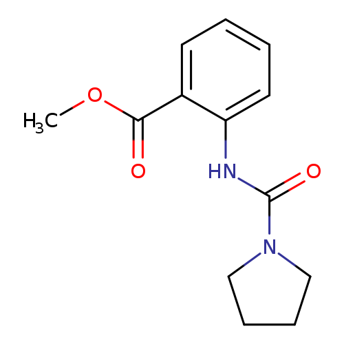 Benzoic acid, 2-[(1-pyrrolidinylcarbonyl)amino]-, methyl ester (9CI)