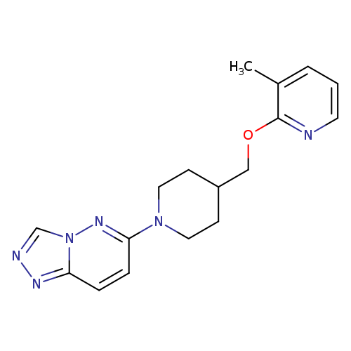 3-methyl-2-[(1-{[1,2,4]triazolo[4,3-b]pyridazin-6-yl}piperidin-4-yl)methoxy]pyridine