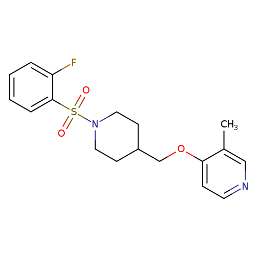 4-{[1-(2-fluorobenzenesulfonyl)piperidin-4-yl]methoxy}-3-methylpyridine