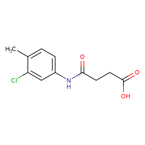 Butanoic acid, 4-[(3-chloro-4-methylphenyl)amino]-4-oxo-