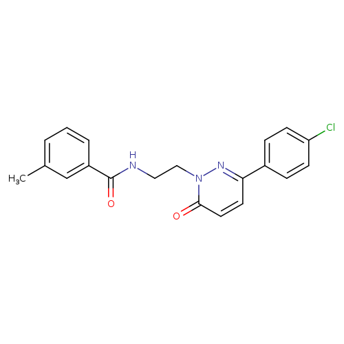 N-{2-[3-(4-chlorophenyl)-6-oxo-1,6-dihydropyridazin-1-yl]ethyl}-3-methylbenzamide