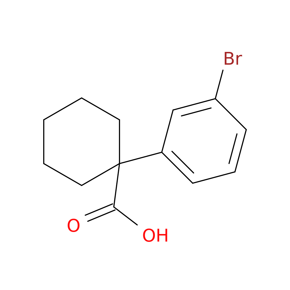1-(3-Bromophenyl)cyclohexanecarboxylic acid