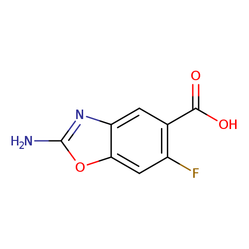 2-amino-6-fluoro-1,3-benzoxazole-5-carboxylic acid
