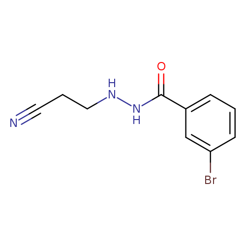 3-bromo-N'-(2-cyanoethyl)benzohydrazide