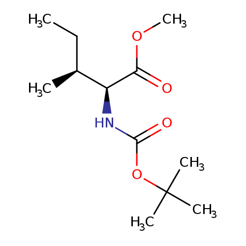 L-Isoleucine, N-[(1,1-dimethylethoxy)carbonyl]-, methyl ester
