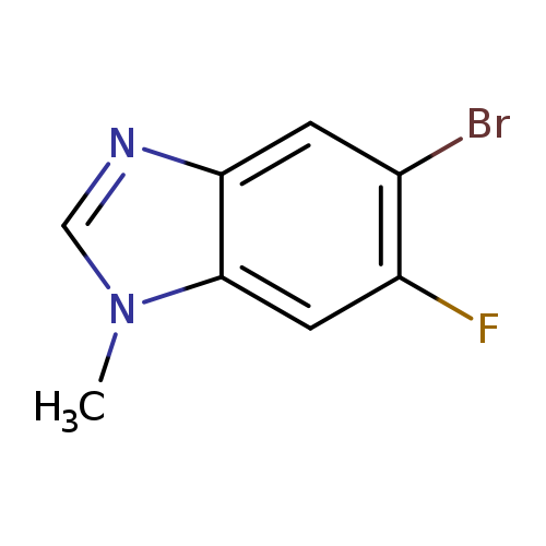 1H-Benzimidazole, 5-bromo-6-fluoro-1-methyl-