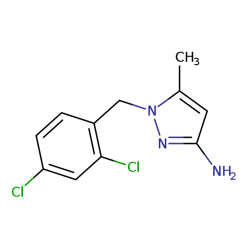 1-(2,4-Dichlorobenzyl)-5-methyl-1H-pyrazol-3-amine