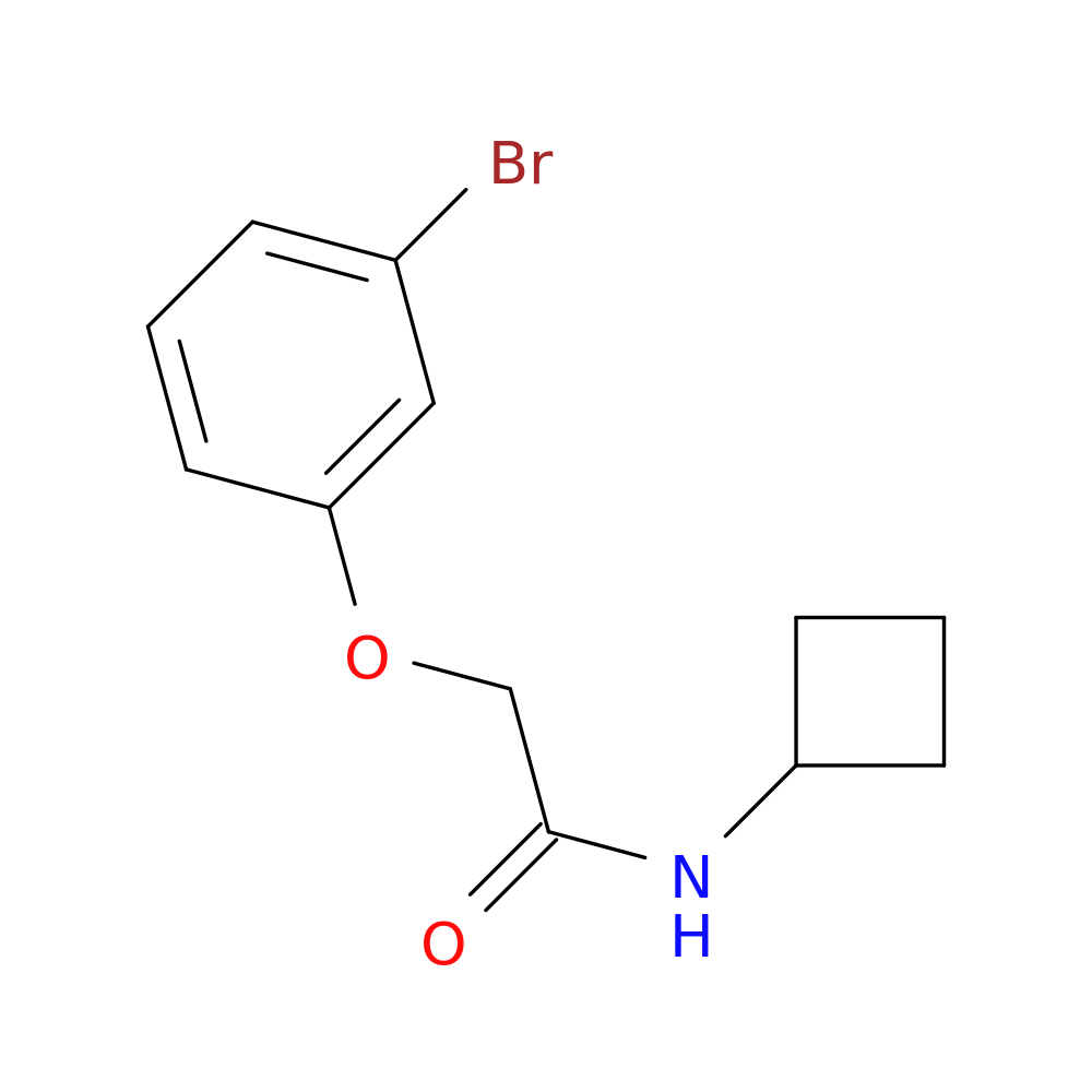 2-(3-Bromophenoxy)-N-cyclobutylacetamide