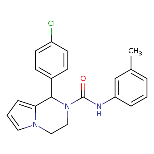 1-(4-chlorophenyl)-N-(3-methylphenyl)-1H,2H,3H,4H-pyrrolo[1,2-a]pyrazine-2-carboxamide