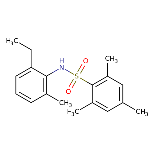 N-(2-ethyl-6-methylphenyl)-2,4,6-trimethylbenzene-1-sulfonamide