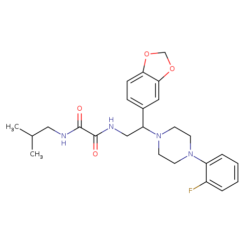 N'-[2-(2H-1,3-benzodioxol-5-yl)-2-[4-(2-fluorophenyl)piperazin-1-yl]ethyl]-N-(2-methylpropyl)ethanediamide