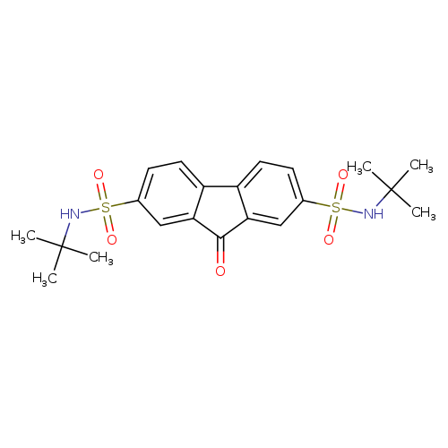N2,N7-di(tert-butyl)-9-oxo-9H-2,7-fluorenedisulfonamide