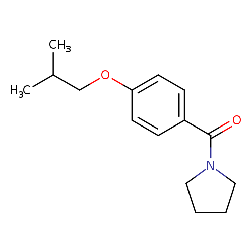1-[4-(2-methylpropoxy)benzoyl]pyrrolidine