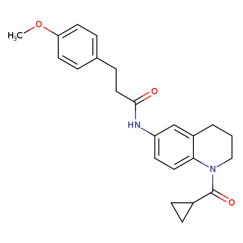 N-(1-cyclopropanecarbonyl-1,2,3,4-tetrahydroquinolin-6-yl)-3-(4-methoxyphenyl)propanamide