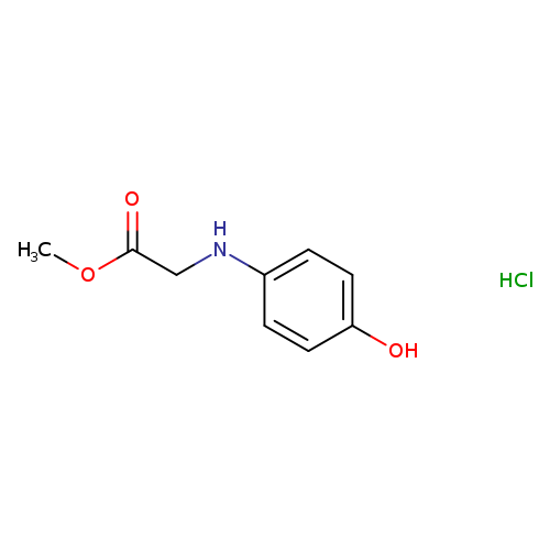 Methyl 2-((4-hydroxyphenyl)amino)acetate hydrochloride