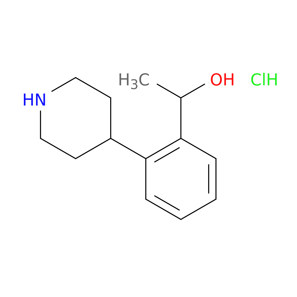 1-(2-(Piperidin-4-yl)phenyl)ethan-1-ol hydrochloride