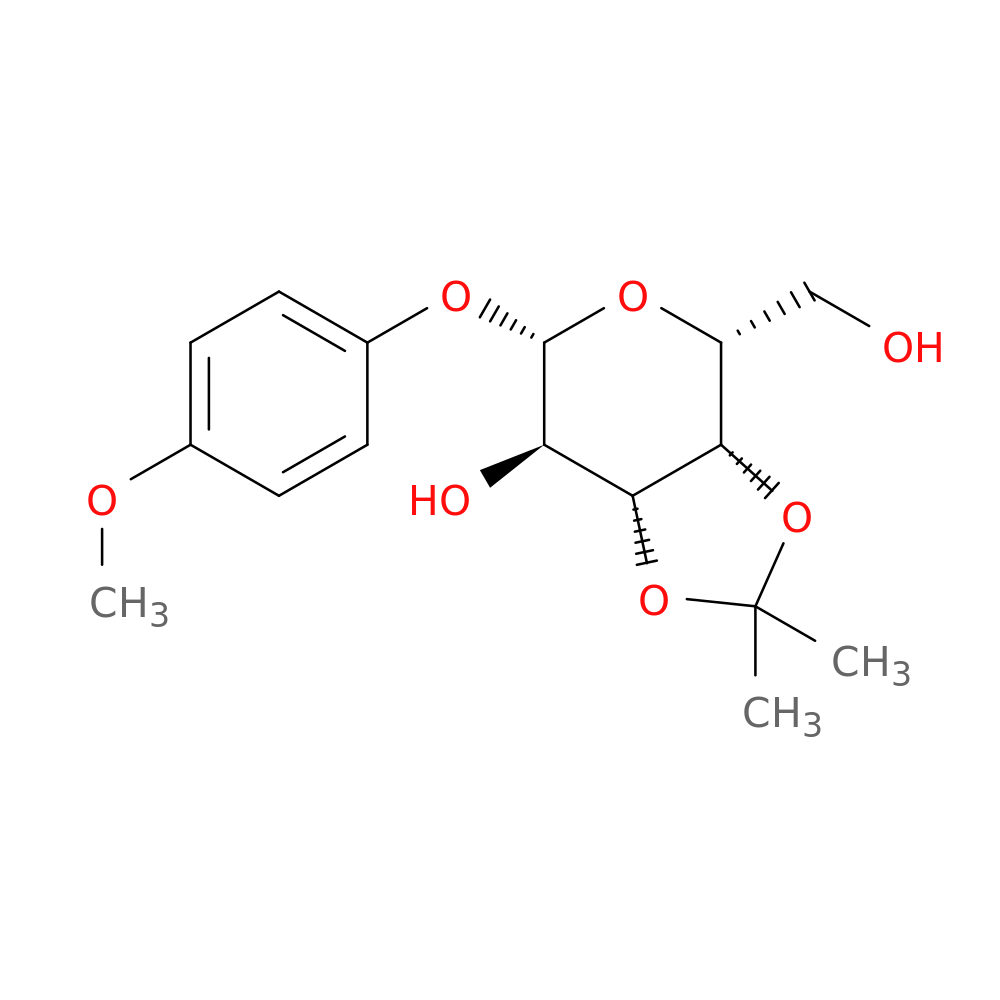 (3aS,4R,6S,7R,7aR)-4-(Hydroxymethyl)-6-(4-methoxyphenoxy)-2,2-dimethyltetrahydro-3aH-[1,3]dioxolo[4,5-c]pyran-7-ol