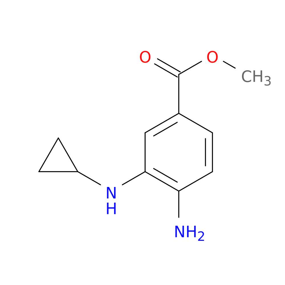 Methyl 4-amino-3-(cyclopropylamino)benzoate