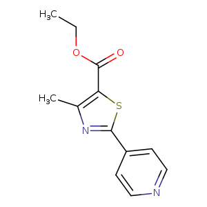 Ethyl 4-methyl-2-(pyridin-4-yl)thiazole-5-carboxylate